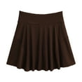 thumbnail image 4 of Women Tennis Skirts Athletic High Waisted Golf Skorts with Inner Shorts (Coffee M), 4 of 4