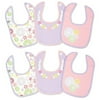 George Baby - Cotton Jersey Bibs 6-Pack Bundle, Floral