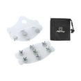 thumbnail image 1 of Crampones para hielo, antideslizantes, con 7 pernos, pinzas para nieve y hielo, tacos para acampar, mujeres, hombres, trotar sobre botas, caminos de, 1 of 8