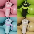 thumbnail image 1 of Vaso aislante de 40oz con mango y pajita - taza térmica de doble pared de acero inoxidable resistente a fugas para café y agua, capacidad de 1,25L, mantiene caliente/frío 12 horas, 1 of 8
