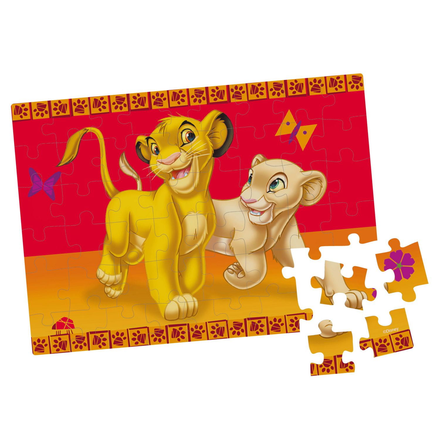 Lion King 48-Piece Jigsaw Puzzle in Tube