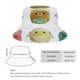 thumbnail image 2 of Squishmallows Sombrero bucket para adultos, gorra de protección solar, sombrero de pescador plegable para viajes al aire libre, pesca y actividades de verano, 2 of 6