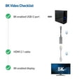 thumbnail image 4 of Cable Matters 48Gbps USB C to HDMI Adapter Supporting 4K 120Hz and 8K HDR - Thunderbolt 3 and Thunderbolt 4 Port Compatible - Maximum Supported Resolution on Any Mac via This Adapter is 4K@60Hz, 4 of 7