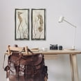 thumbnail image 2 of Stupell Industries Enchanted Sea Horse & Ocean Algae Animals & Insects Painting Gray Floater Framed Canvas Art Print Wall Art, 11 x 25, Set of 2, 2 of 9