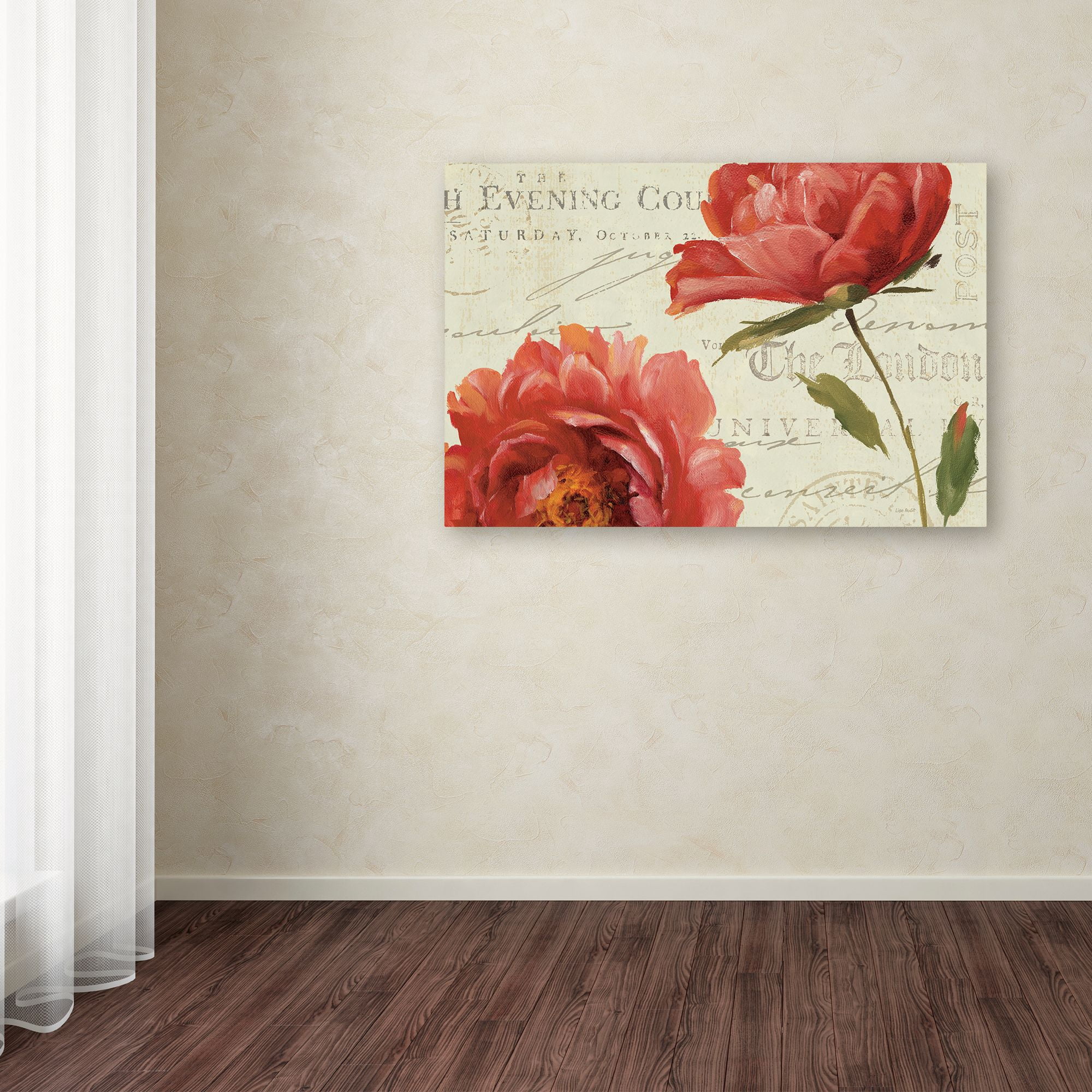 Trademark Fine Art "My Own Words" Canvas Art by Lisa Audit