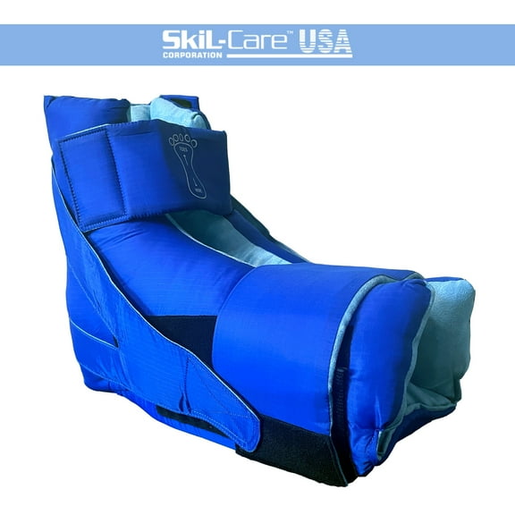  Skil-Care Heel-Check Boot, Heel Protector, Universal Size, Pressure Relief Cushion for Heel Ulcers and Foot Drop Prevention, 503410