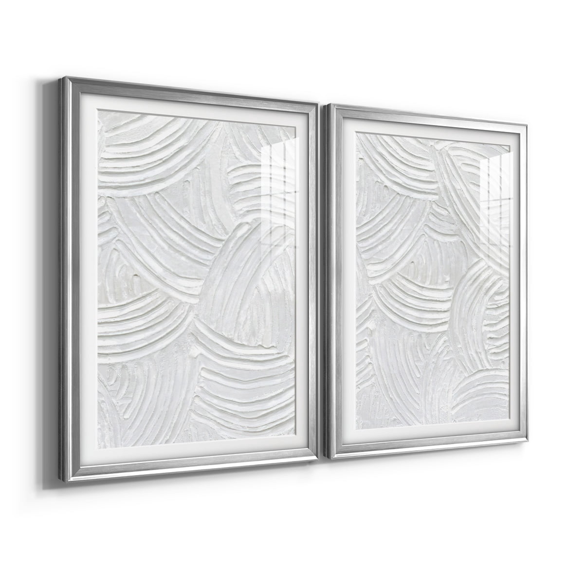 Wexford Home Sandstone Grooves I Premium Framed Print, 26.5" x 36.5" - Ready to Hang, Silver (Set of 2)
