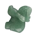 thumbnail image 4 of YAHHU 1.5-Inch Natural Stone Carved Elephant Crystal Figurine Home Decoration Furnishing Article Green Aventurine 3.81 cm Healing Energy Collectible Knick-Knack, 4 of 5