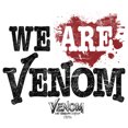 thumbnail image 2 of Junior's Marvel Venom: Let There be Carnage We are Venom Heart  Graphic Tee White 2X Large, 2 of 3