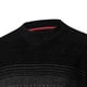 thumbnail image 4 of Playera Elvqul para Hombre Casual Liso Algodón Negro Cuello Redondo Manga Larga, 4 of 6
