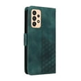 thumbnail image 4 of ELEHOLD For Samsung Galaxy A23 4G Leather Wallet Phone Case, Embossed Diamond Folio Flip Cover, Card Holder Cash Slot, Stand Support, Wrist Strap Lanyard -Green, 4 of 10