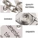 thumbnail image 3 of unbranded 1Ud Llavero De Aleación Plateado Con Colgante Creativo Para Decorar Llaves O, 3 of 8