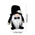 thumbnail image 3 of TONGYIJIA Wedding Gnome Couple, Bride Groom Lint Dolls Romantic Decor, Engagement Party Supplies Table Centerpiece for Bridal Shower Gift, 3 of 6