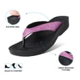 thumbnail image 4 of AEROTHOTIC Flip Flops for Women with Arch Support Plantar Fasciitis Orthopedic Cushioned Footbed Comfortable Non-Slip Sole with Padded Straps Dressy Casual Recovery Women Sandals, 4 of 7