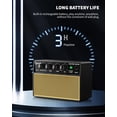 thumbnail image 4 of Amplificador de guitarra POGOLAB Mini 10W recargable Bluetooth eléctrico, 4 of 6