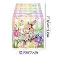 thumbnail image 3 of Virelaxpo Easter Table Runner Bunny and Egg Pattern, Linen-Textured Decorative Tablecloth for Dining Room, Living Room, Holiday Decor, 3 of 6