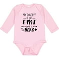 thumbnail image 3 of Inktastic My Daddy is an EMT and a Hero Boys or Girls Long Sleeve Baby Bodysuit, 3 of 5