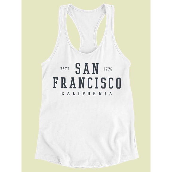 San Francisco Classic Town Racerback Tank Women's -SelectDesign