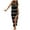 Black formal dresses for women, variant on Usmixi Formal Dresses for Women Beach Party Fashion Drawstring Slit Bodycon Ribbed Tank Maxi Dresses Scoop Neck Sleeveless Striped Print Summer Long Dress Black l