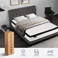 thumbnail image 4 of Oyajia 12 Inch Memory Foam and Spring Hybrid Mattress - Medium Firm Feel - Quality Comfort and Adaptive Support - Breathable - Cooling - for Guest and Kids Bedroom - King Mattress, 4 of 9