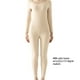 thumbnail image 3 of Qarigey Conjunto de ropa interior de manga larga para mujer, calzoncillos largos, traje de capa base térmica, ropa de dormir elástica, suave Ropa interior Blanco, 3 of 6