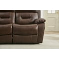 thumbnail image 4 of Modern Leather Two-seat Recliner 220×80×75cm (Genuine Leather), 4 of 5