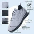 thumbnail image 5 of MAYKX Men's Running Shoes - Lightweight Flyknit Breathable Upper with Cushioned Cotton Insole, Shock-Absorbing Outsole for Running, Gym & Daily Wear, 5 of 6