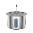 thumbnail image 2 of BotaniNest Stainless Steel: 2.2 L Cat For Drinking Automatic Water For Cats Inside Metal Dispenser Bowl With Faucet Water Window Quiet, 2 of 6