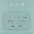 thumbnail image 3 of Crock-Pot Design Series Programmable 6-Quart Slow Cooker, Ocean Fog Green, 3 of 9