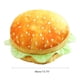 thumbnail image 1 of Almohada de felpa para alimentos, simulación de forma de hamburguesa de pan, cojín trasero Lumbar suave, almohada con forma de hamburguesa de pan, diseño de última generación, 1 of 8