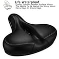 thumbnail image 3 of DAWAY C30i Comfortable Oversized Bike Seat - Compatible with Peloton, Exercise, Mountain or Road Bikes, Extra Wide Bicycle Saddle Replacement with Memory Foam Cushion for Men Women Comfort, 3 of 7