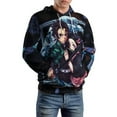 thumbnail image 5 of Demon Slayer Unisex Sweatshirts Loose Pullover Sweater Hooded Hoodie 3D Printing Jacket Winter Fall Clothes XL, 5 of 7