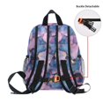 thumbnail image 5 of FORMRS Kids School Backpack with Front Zippered Pocket 12" Student Travel Daypack, Watercolor Pink Marble Pattern, 5 of 6