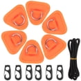 thumbnail image 1 of Orange D Ring Patches for Kayaks Use Plastic Nylon Metal Material Enhances Water Sports Versatility 1 Set, 1 of 8