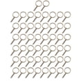 thumbnail image 1 of Juego de Anillos para llavero perfke 50 Uds 1 y 25mm Bronce Llaveros divididos, 1 of 8