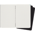 thumbnail image 3 of Moleskine Cahier Journals (Set of 3), Pocket (3.5" x 5.5"), Squared, Black, 3 of 5