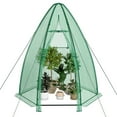 thumbnail image 2 of Aimee Lii 5.5 x 5.5 x 6 Feet Portable Mini Greenhouse with All-Weather PE Cover, Portable Greenhouses for Outdoors, 2 of 9