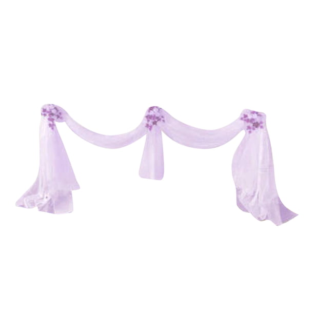 Tela de Organza transparente Bowknot tul fiesta boda de lavanda Colcomx Corredor de la tabla