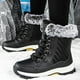 thumbnail image 2 of Zapatos para mujer, botas altas de exterior con aislamiento de terciopelo grueso, botas de nieve para mujer, zapatos casuales, zapatos altos, zapatos para correr, botas vaqueras., 2 of 5