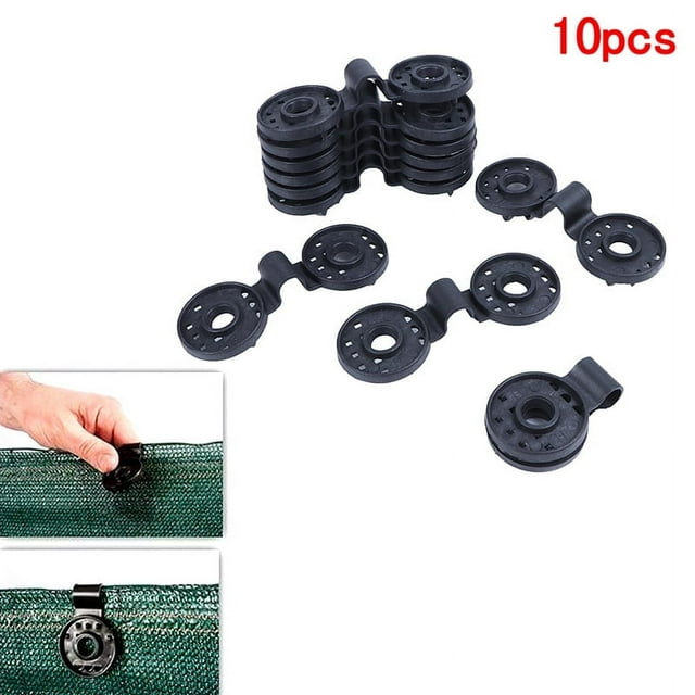 10PCS 10pcs Sunshade Net Clip Garden Tools Greenhouse Shade Cloth Clips Plastic Fence