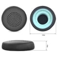 thumbnail image 2 of 2Pcs New Headset Earmuff Earpads Foam Sponge Ear Pads Headset Earmuff Replacement Ear Cushion BLACK, 2 of 8