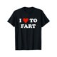 thumbnail image 2 of I Love To Fart Heart T-Shirt, 2 of 5