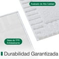thumbnail image 5 of FRABE Bathroom Rugs Non Slip with Rubber Backing, Extra Soft Plush Microfiber Bath Rug Absorbent, Machine Washable Bath Mat Quick Dry for Tub, Shower, Hotel, White, 24"x36", 5 of 10