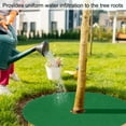 thumbnail image 6 of Uxcell 2pcs Tree Mulch Ring 32.3 Inch Non-Woven Round Tree Protector Weed Barrier Mat Plant Cover Rings for Weed Grass Control Root Protection, Green, 6 of 7