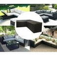 thumbnail image 4 of Left L-shaped lounge sofa cover with cords underneath, 200 x 270 cm, 4 of 5