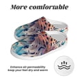 thumbnail image 6 of Lsque Vibrant Leopard In Flowers Pattern Womens Comfort Cotton on Scuff With Memory Foam and Anti-skid Sole Slipper-44/45, 6 of 7