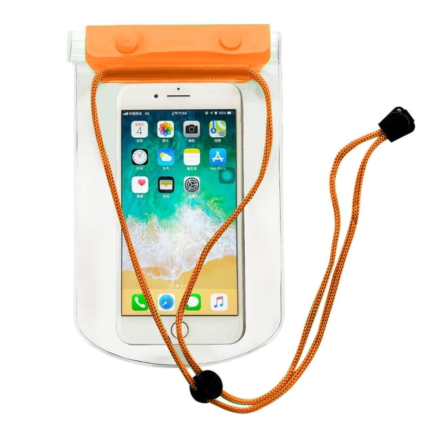 Bolsa impermeable del teléfono del PVC, caja multifuncional del teléfono del tacto para nadar, viajes, vacaciones