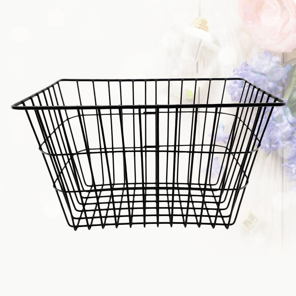 TAILTOSS Black Hanging Basket Bike Storage Basket with Easy Attachment