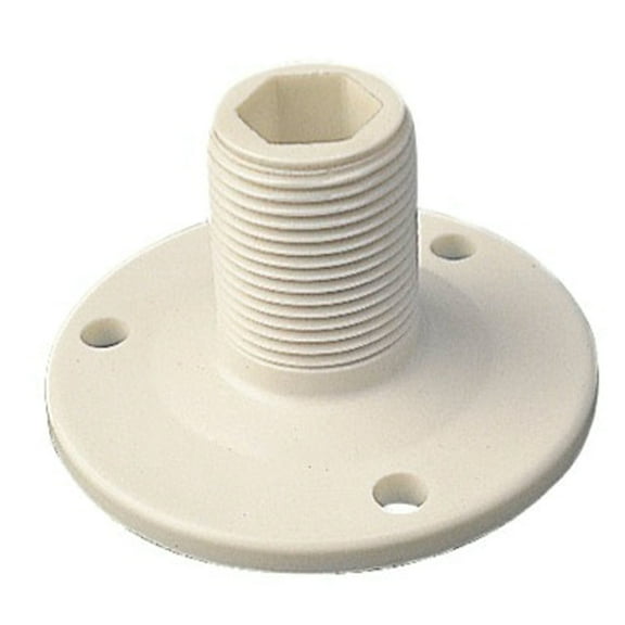 Sea-Dog 329500-1 Nylon Fixed Antenna Base - White
