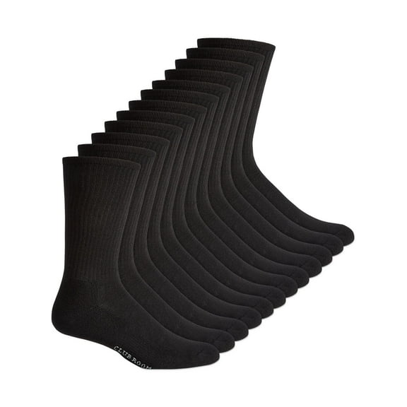 Club Room Mens 12 Pack Cushioned Crew Socks